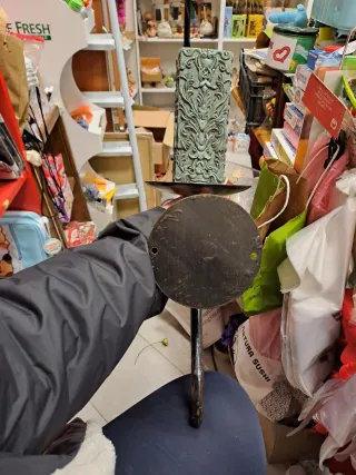 Portacandele da parete vintage con candela