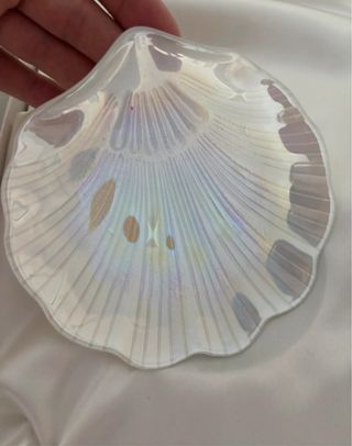 Concha y vela de bautismo