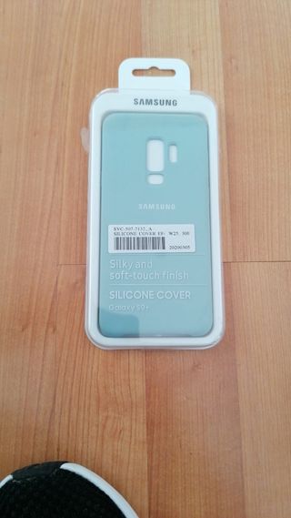 Custodia in silicone per Samsung Galaxy S9+ Blu
