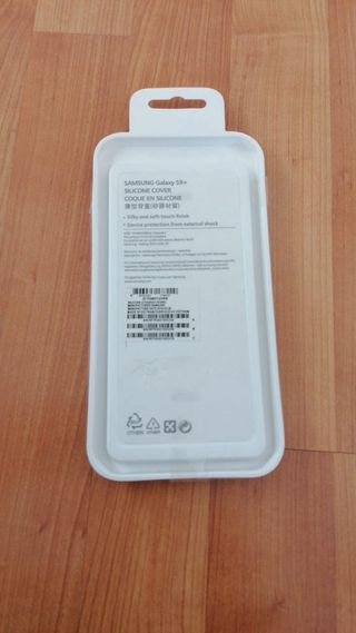 Custodia in silicone per Samsung Galaxy S9+ Blu