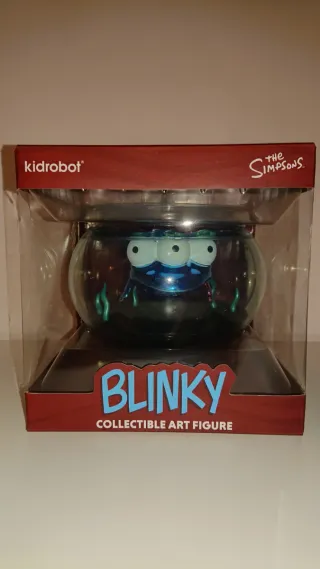 Figura 5.5" Blinky in fish bowl Simpsons Kidrobot