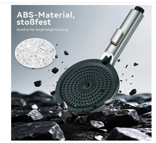 Soffione doccia anticalcare universale