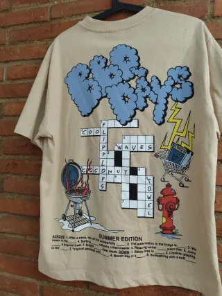 Camiseta Crucigrama Bershka