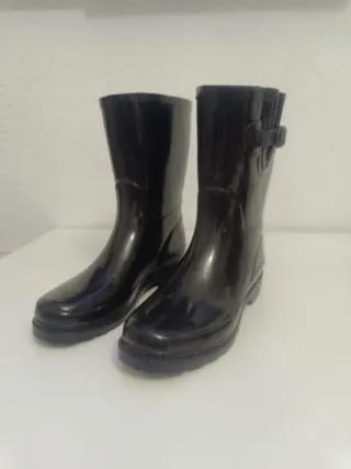 Botas de agua negras talla 40
