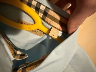 Camicia Burberry azzurra - Mai usata