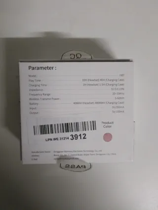 Auriculares Hupoaf Deportivos Inalámbricos Rosa Or