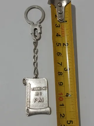 Porta Chaves Prata 925 Portuguesa, Vintage