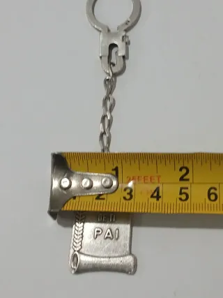 Porta Chaves Prata 925 Portuguesa, Vintage