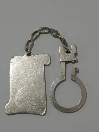 Porta Chaves Prata 925 Portuguesa, Vintage