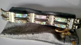 Bracciale Argentoartigianale  Mexico Pietre Natura