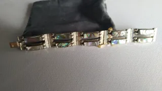 Bracciale Argentoartigianale  Mexico Pietre Natura