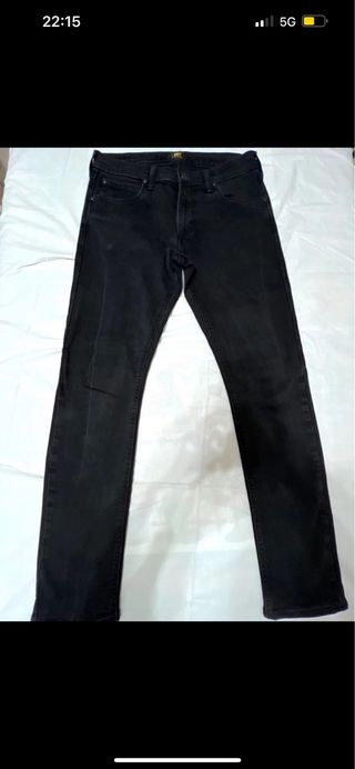 Jeans Lee Nero Taglia 46 Nuovo