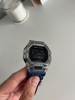 Reloj Casio G-Shock GBX-100S Transparente y Azul