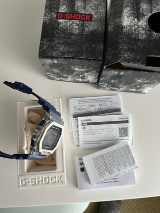 Reloj Casio G-Shock GBX-100S Transparente y Azul