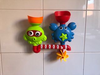 Juguetes Bañera Bebé Pulpo y Cangrejo