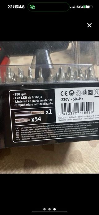 Atornillador Ratio AR36LITCNX 3,6V Li-ion 1,3Ah