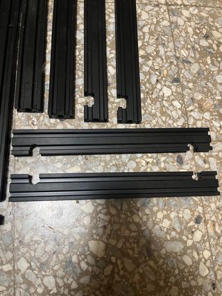 Lote perfiles aluminio CNC