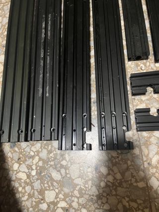 Lote perfiles aluminio CNC