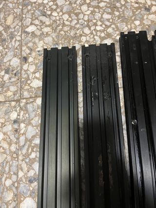 Lote perfiles aluminio CNC