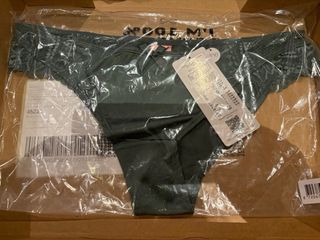 Conjunto lencería verde encaje