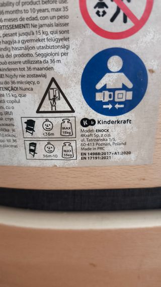 Trona Kinderkraft 0-10 años