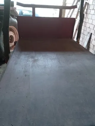 Remolque agrícola rojo