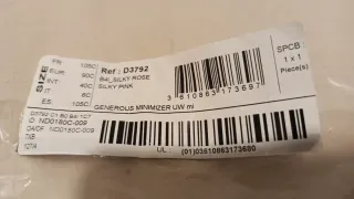 Sujetador DIM Generous reductor 105D rosa