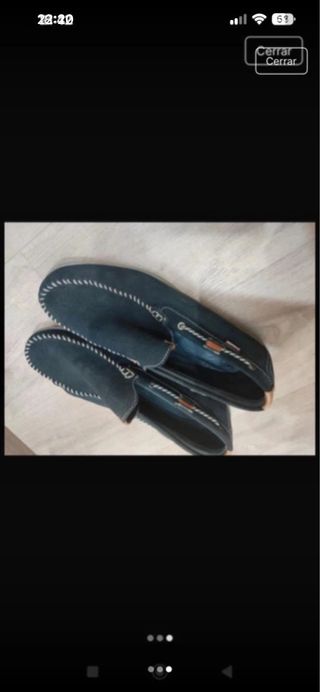 Náuticos azules talla 45