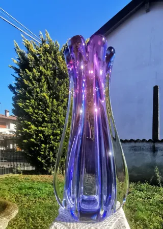 Vaso Vetro Murano Sommerso. Vintage