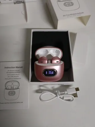 Auriculares Inalámbricos JS2 Rosa/Dorado