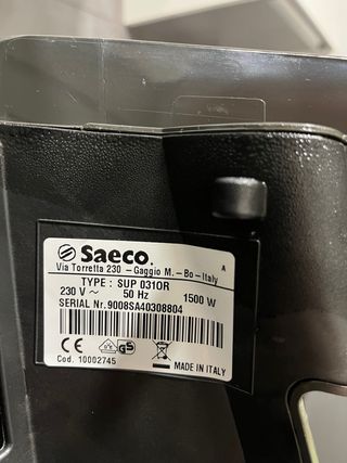 Cafetera Saeco Odea Giro Súper Automática