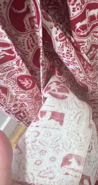 Vestido muy antiguo estampado 1930