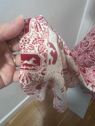 Vestido muy antiguo estampado 1930