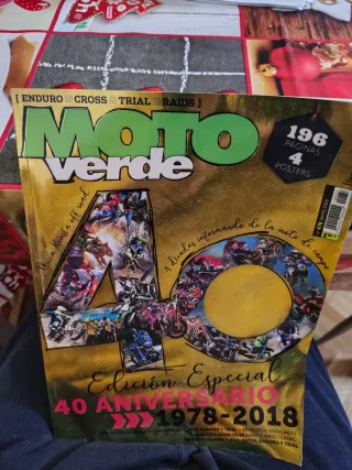 Revista motor Moto verde especial 40 años