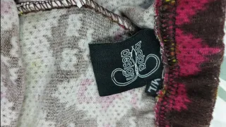 Leggings invernali vintage fantasia