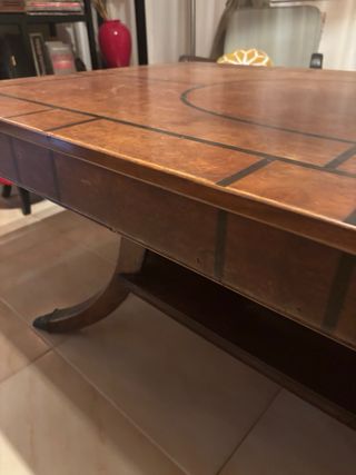 Mesa de centro madera rústica clásica