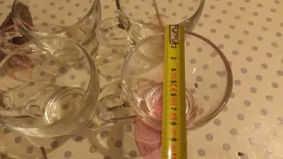 6 Tazze di Cristallo