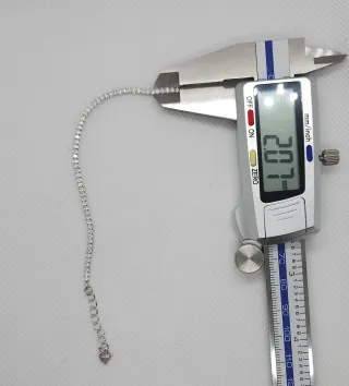 Pulsera RivierePlata 925 con Piedras Blancas