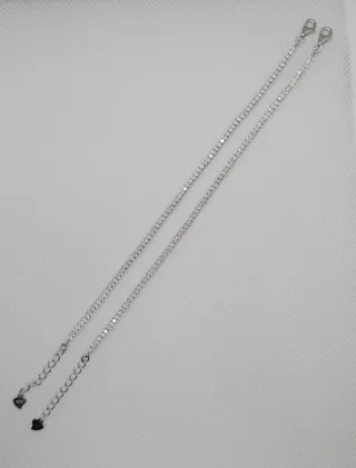 Pulsera RivierePlata 925 con Piedras Blancas