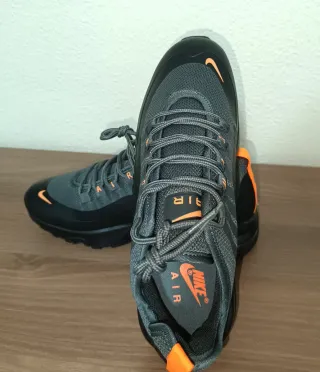Zapatillas Nike Air Gris Naranja