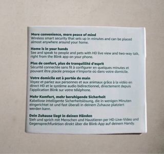 Cámara Blink Outdoor 4 Exterior.