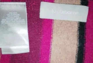 Bufanda a rayas de Liz Claiborne