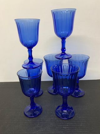 Set di bicchieri N.4 per acqua e N.3 per vino