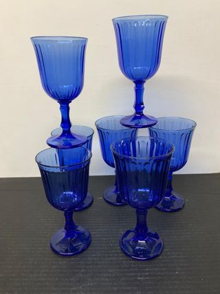 Set di bicchieri N.4 per acqua e N.3 per vino
