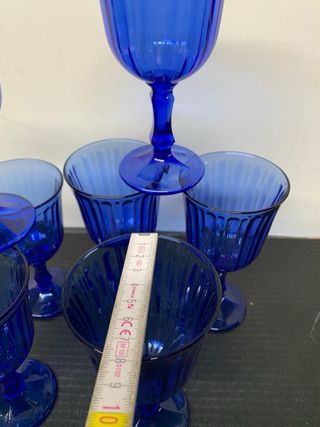 Set di bicchieri N.4 per acqua e N.3 per vino