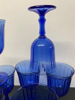 Set di bicchieri N.4 per acqua e N.3 per vino