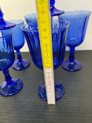 Set di bicchieri N.4 per acqua e N.3 per vino