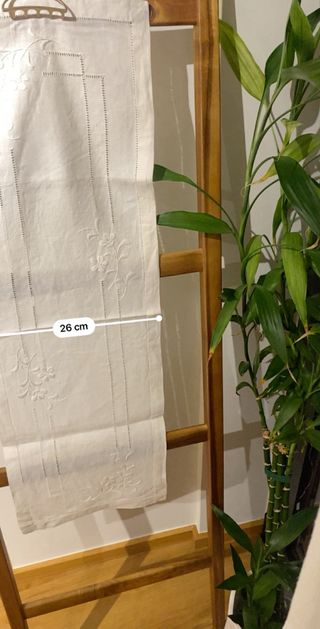 Paninho bordado floral