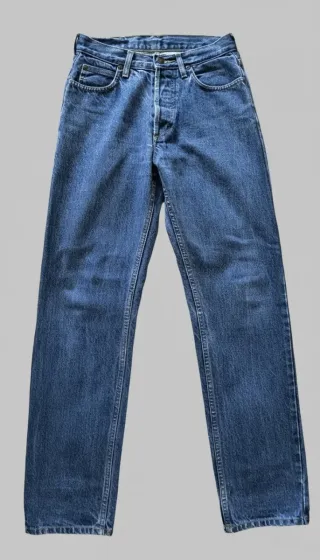 Rare Vintage 90s Lee Button Fly Denim W28 L32