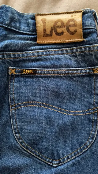 Rare Vintage 90s Lee Button Fly Denim W28 L32